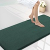 image:imageSmiry Memory Foam Bath Mat 36x24 Extra Soft NonSlip Bathroom Rug Ultra Absorbent Quick Dry Machine Washable Bathroom Mat for Shower Tub amp Floor Decor Navy BlueGreen