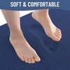 image:imageSmiry Memory Foam Bath Mat 36x24 Extra Soft NonSlip Bathroom Rug Ultra Absorbent Quick Dry Machine Washable Bathroom Mat for Shower Tub amp Floor Decor Navy BlueNavy Blue
