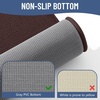 image:imageSmiry Memory Foam Bath Mat 36x24 Extra Soft NonSlip Bathroom Rug Ultra Absorbent Quick Dry Machine Washable Bathroom Mat for Shower Tub amp Floor Decor Navy BlueBrown