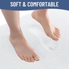 image:imageSmiry Memory Foam Bath Mat 36x24 Extra Soft NonSlip Bathroom Rug Ultra Absorbent Quick Dry Machine Washable Bathroom Mat for Shower Tub amp Floor Decor Navy BlueWhite