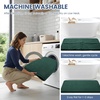 image:imageSmiry Memory Foam Bath Mat 36x24 Extra Soft NonSlip Bathroom Rug Ultra Absorbent Quick Dry Machine Washable Bathroom Mat for Shower Tub amp Floor Decor Navy BlueGreen