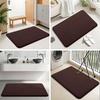 image:imageSmiry Memory Foam Bath Mat 36x24 Extra Soft NonSlip Bathroom Rug Ultra Absorbent Quick Dry Machine Washable Bathroom Mat for Shower Tub amp Floor Decor Navy BlueBrown