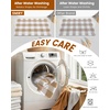 image:imageSmiry Waffle Bath Mat 30x20 Extra Soft Absorbent Checkered Bathroom Rugs Non Slip Quick Dry Machine Washable Boho Bath Rugs with Tassels for Bathroom Floor Tub Shower Brown amp WhiteBrown  White