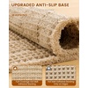 image:imageSmiry Waffle Bath Mat 32x20 Extra Soft Absorbent Bathroom Rugs Non Slip Machine Washable Quick Dry Bath Rugs with Tassels for Bathroom Floor Tub Shower Home Decor Accessories BrownBrown