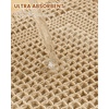 image:imageSmiry Waffle Bath Mat 32x20 Extra Soft Absorbent Bathroom Rugs Non Slip Machine Washable Quick Dry Bath Rugs with Tassels for Bathroom Floor Tub Shower Home Decor Accessories BrownBrown