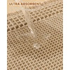image:imageSmiry Waffle Bath Mat 32x20 Extra Soft Absorbent Bathroom Rugs Non Slip Machine Washable Quick Dry Boho Bath Rugs with Tassels for Bathroom Floor Tub Shower BrownBrown