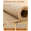 image:imageSmiry Waffle Bath Mat 32x20 Extra Soft Absorbent Bathroom Rugs Non Slip Quick Dry Machine Washable Bath Rugs with Tassels for Bathroom Floor Tub Shower BrownBrown