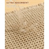 image:imageSmiry Bathroom Rugs Set 2 Piece30x20 Plus 30x20 Extra Soft Absorbent Bath Mat Non Slip Machine Washable Quick Dry Bath Rugs for Bathroom Floor Tub Shower BrownampGrey