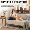 image:imageSmiry Waterproof Couch Cover for Dogs Washable Non Slip Plush Flannel Couch Protector Pet Friendly Soft Sofa Covers for Living Room Grey 36 x 71Apricot