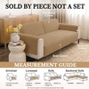 image:imageSmiry Waterproof Couch Cover for Dogs Washable Non Slip Plush Flannel Couch Protector Pet Friendly Soft Sofa Covers for Living Room Grey 36 x 71Camel