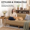 image:imageSmiry Waterproof Couch Cover for Dogs Washable Non Slip Plush Flannel Couch Protector Pet Friendly Soft Sofa Covers for Living Room Grey 36 x 71Camel