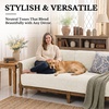 image:imageSmiry Waterproof Couch Cover for Dogs Washable Non Slip Plush Flannel Couch Protector Pet Friendly Soft Sofa Covers for Living Room Grey 36 x 71White
