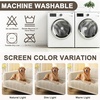 image:imageSmiry Waterproof Couch Covers for Dogs Washable Non Slip Plush Pet Sofa Cover Scratch Resistant Flannel Furniture Protector for Dogs Navy 36 x 71Apricot