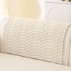 image:imageSmiry Waterproof Couch Covers for Dogs Washable Non Slip Plush Pet Sofa Cover Scratch Resistant Flannel Furniture Protector for Dogs Navy 36 x 71Apricot
