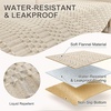 image:imageSmiry Waterproof Couch Covers for Dogs Washable Non Slip Plush Pet Sofa Cover Scratch Resistant Flannel Furniture Protector for Dogs Navy 36 x 71Apricot