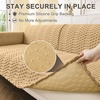 image:imageSmiry Waterproof Couch Covers for Dogs Washable Non Slip Plush Pet Sofa Cover Scratch Resistant Flannel Furniture Protector for Dogs Navy 36 x 71Camel