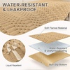 image:imageSmiry Waterproof Couch Covers for Dogs Washable Non Slip Plush Pet Sofa Cover Scratch Resistant Flannel Furniture Protector for Dogs Navy 36 x 71Camel