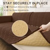 image:imageSmiry Waterproof Couch Covers for Dogs Washable Non Slip Plush Pet Sofa Cover Scratch Resistant Flannel Furniture Protector for Dogs Navy 36 x 71Chocolate