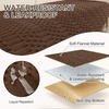 image:imageSmiry Waterproof Couch Covers for Dogs Washable Non Slip Plush Pet Sofa Cover Scratch Resistant Flannel Furniture Protector for Dogs Navy 36 x 71Chocolate