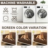 image:imageSmiry Waterproof Couch Covers for Dogs Washable Non Slip Plush Pet Sofa Cover Scratch Resistant Flannel Furniture Protector for Dogs Navy 36 x 71Chocolate
