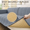 image:imageSmiry Waterproof Couch Covers for Dogs Washable Non Slip Plush Pet Sofa Cover Scratch Resistant Flannel Furniture Protector for Dogs Navy 36 x 71Grey