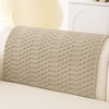 image:imageSmiry Waterproof Couch Covers for Dogs Washable Non Slip Plush Pet Sofa Cover Scratch Resistant Flannel Furniture Protector for Dogs Navy 36 x 71Khaki