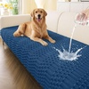 image:imageSmiry Waterproof Couch Covers for Dogs Washable Non Slip Plush Pet Sofa Cover Scratch Resistant Flannel Furniture Protector for Dogs Navy 36 x 71Navy