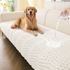 image:imageSmiry Waterproof Couch Covers for Dogs Washable Non Slip Plush Pet Sofa Cover Scratch Resistant Flannel Furniture Protector for Dogs Navy 36 x 71White