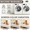 image:imageSmiry Waterproof Couch Covers for Dogs Washable Non Slip Plush Pet Sofa Cover Scratch Resistant Flannel Furniture Protector for Dogs Navy 36 x 71White