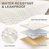 image:imageSmiry Waterproof Couch Covers for Dogs Washable Non Slip Plush Pet Sofa Cover Scratch Resistant Flannel Furniture Protector for Dogs Navy 36 x 71White