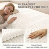 image:imageSmiry Waterproof Couch Covers for Dogs Washable Non Slip Plush Pet Sofa Cover Scratch Resistant Flannel Furniture Protector for Dogs Navy 36 x 71White