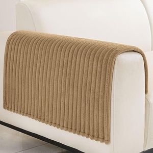 image:imageSmiry Waterproof Couch Cover for Dogs Washable Non Slip Plush Flannel Couch Protector Pet Friendly Soft Sofa Covers for Living Room Grey 36 x 71Camel