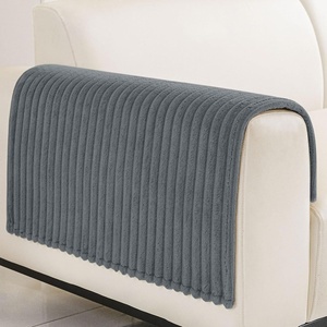 image:imageSmiry Waterproof Couch Cover for Dogs Washable Non Slip Plush Flannel Couch Protector Pet Friendly Soft Sofa Covers for Living Room Grey 36 x 71Grey