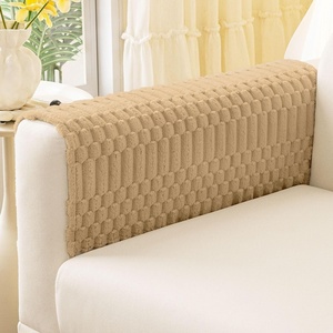 image:imageSmiry Waterproof Couch Covers for Dogs Washable Non Slip Plush Pet Sofa Cover Scratch Resistant Flannel Furniture Protector for Dogs Navy 36 x 71Camel