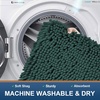 image:imageSmiry Luxury Chenille Bath Rug Set 2 Piece Extra Soft and Absorbent Shaggy Bathroom Mat Rugs Machine Washable NonSlip Plush Carpet Runner for Tub Shower and Bath Room24x1630x20Green