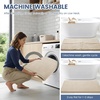 image:imageSmiry Memory Foam Bath Mat 30x20 Extra Soft NonSlip Bathroom Rug Ultra Absorbent Quick Dry Machine Washable Bathroom Mat for Shower Tub amp Floor Decor GreyBeige