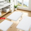 image:imageSmiry Memory Foam Bath Mat 30x20 Extra Soft NonSlip Bathroom Rug Ultra Absorbent Quick Dry Machine Washable Bathroom Mat for Shower Tub amp Floor Decor GreyWhite