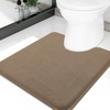 image:imageSmiry Memory Foam Bath Mat 30x20 Extra Soft NonSlip Bathroom Rug Ultra Absorbent Quick Dry Machine Washable Bathroom Mat for Shower Tub amp Floor Decor GreyCamel