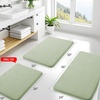 image:imageSmiry Memory Foam Bath Mat 30x20 Extra Soft NonSlip Bathroom Rug Ultra Absorbent Quick Dry Machine Washable Bathroom Mat for Shower Tub amp Floor Decor GreySage Green