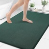image:imageSmiry Memory Foam Bath Mat 30x20 Extra Soft NonSlip Bathroom Rug Ultra Absorbent Quick Dry Machine Washable Bathroom Mat for Shower Tub amp Floor Decor GreyGreen