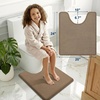 image:imageSmiry Memory Foam Bath Mat 30x20 Extra Soft NonSlip Bathroom Rug Ultra Absorbent Quick Dry Machine Washable Bathroom Mat for Shower Tub amp Floor Decor GreyCamel