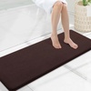 image:imageSmiry Memory Foam Bath Mat 30x20 Extra Soft NonSlip Bathroom Rug Ultra Absorbent Quick Dry Machine Washable Bathroom Mat for Shower Tub amp Floor Decor GreyBrown