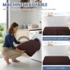 image:imageSmiry Memory Foam Bath Mat 30x20 Extra Soft NonSlip Bathroom Rug Ultra Absorbent Quick Dry Machine Washable Bathroom Mat for Shower Tub amp Floor Decor GreyBrown