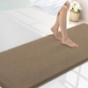 image:imageSmiry Memory Foam Bath Mat 30x20 Extra Soft NonSlip Bathroom Rug Ultra Absorbent Quick Dry Machine Washable Bathroom Mat for Shower Tub amp Floor Decor GreyCamel