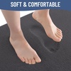 image:imageSmiry Memory Foam Bath Mat 30x20 Extra Soft NonSlip Bathroom Rug Ultra Absorbent Quick Dry Machine Washable Bathroom Mat for Shower Tub amp Floor Decor GreyDary Grey