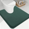 image:imageSmiry Memory Foam Bath Mat 30x20 Extra Soft NonSlip Bathroom Rug Ultra Absorbent Quick Dry Machine Washable Bathroom Mat for Shower Tub amp Floor Decor GreyGreen