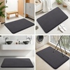 image:imageSmiry Memory Foam Bath Mat 30x20 Extra Soft NonSlip Bathroom Rug Ultra Absorbent Quick Dry Machine Washable Bathroom Mat for Shower Tub amp Floor Decor GreyDary Grey