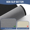 image:imageSmiry Memory Foam Bath Mat 30x20 Extra Soft NonSlip Bathroom Rug Ultra Absorbent Quick Dry Machine Washable Bathroom Mat for Shower Tub amp Floor Decor GreyBlack