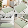 image:imageSmiry Memory Foam Bath Mat 30x20 Extra Soft NonSlip Bathroom Rug Ultra Absorbent Quick Dry Machine Washable Bathroom Mat for Shower Tub amp Floor Decor GreySage Green