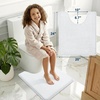 image:imageSmiry Memory Foam Bath Mat 30x20 Extra Soft NonSlip Bathroom Rug Ultra Absorbent Quick Dry Machine Washable Bathroom Mat for Shower Tub amp Floor Decor GreyWhite